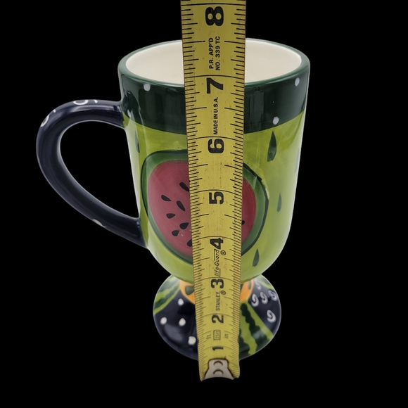 Milson & Louis Watermelon Coffee Cocoa Mug Hand Painted - Picture 8 of 9